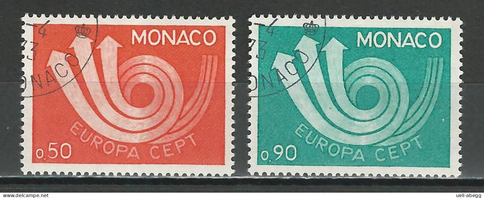 Monaco Mi 1073-74 O Used - Used Stamps