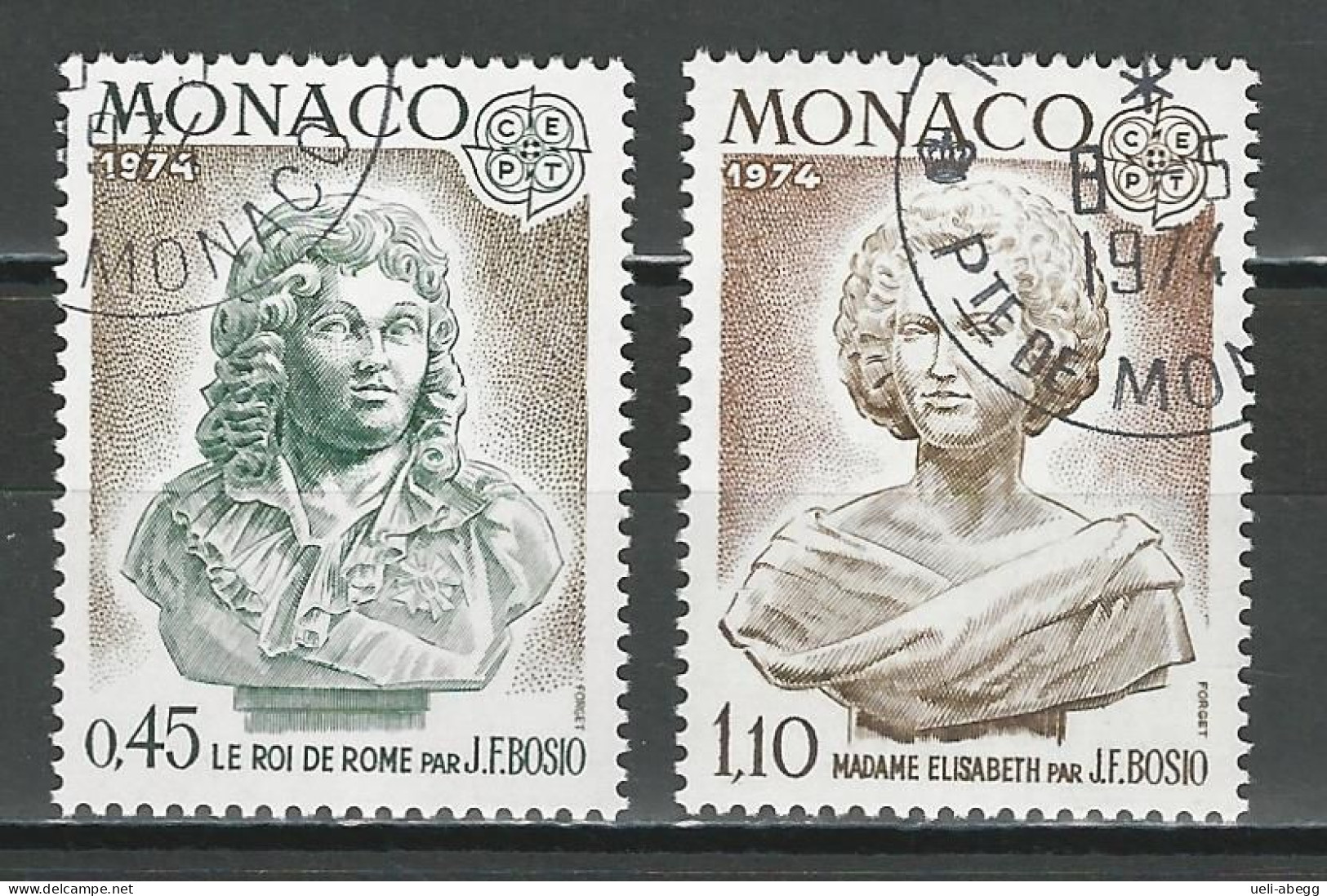 Monaco Mi 1114-15 O Used - Used Stamps