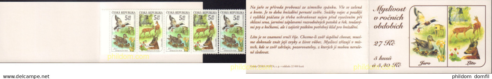 22 MNH CHEQUIA 2000 LA CAZA - Unused Stamps