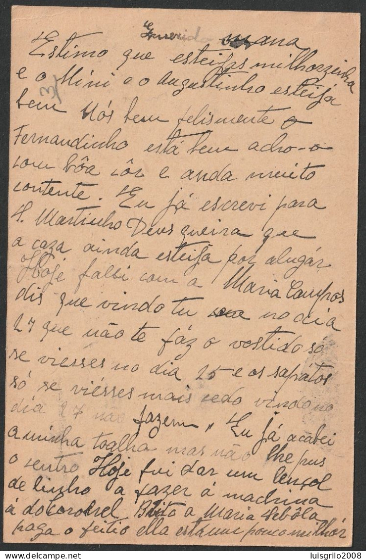 Marcofilia - ESTANCIA TERMAL . CALDAS Da RAINHA -|- 1929 - Cartas & Documentos