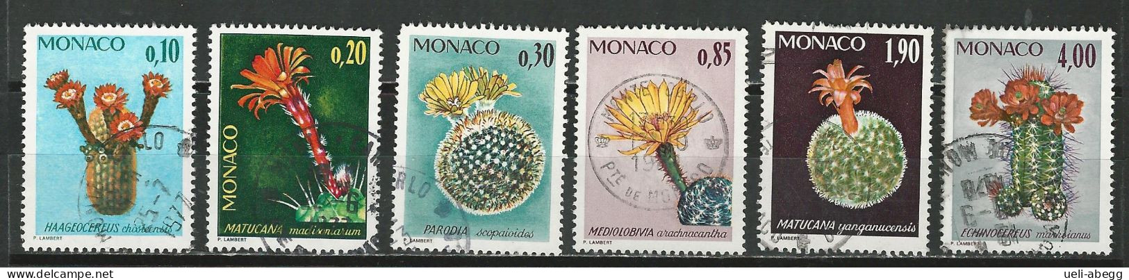 Monaco Mi 1154-59 O Used - Used Stamps