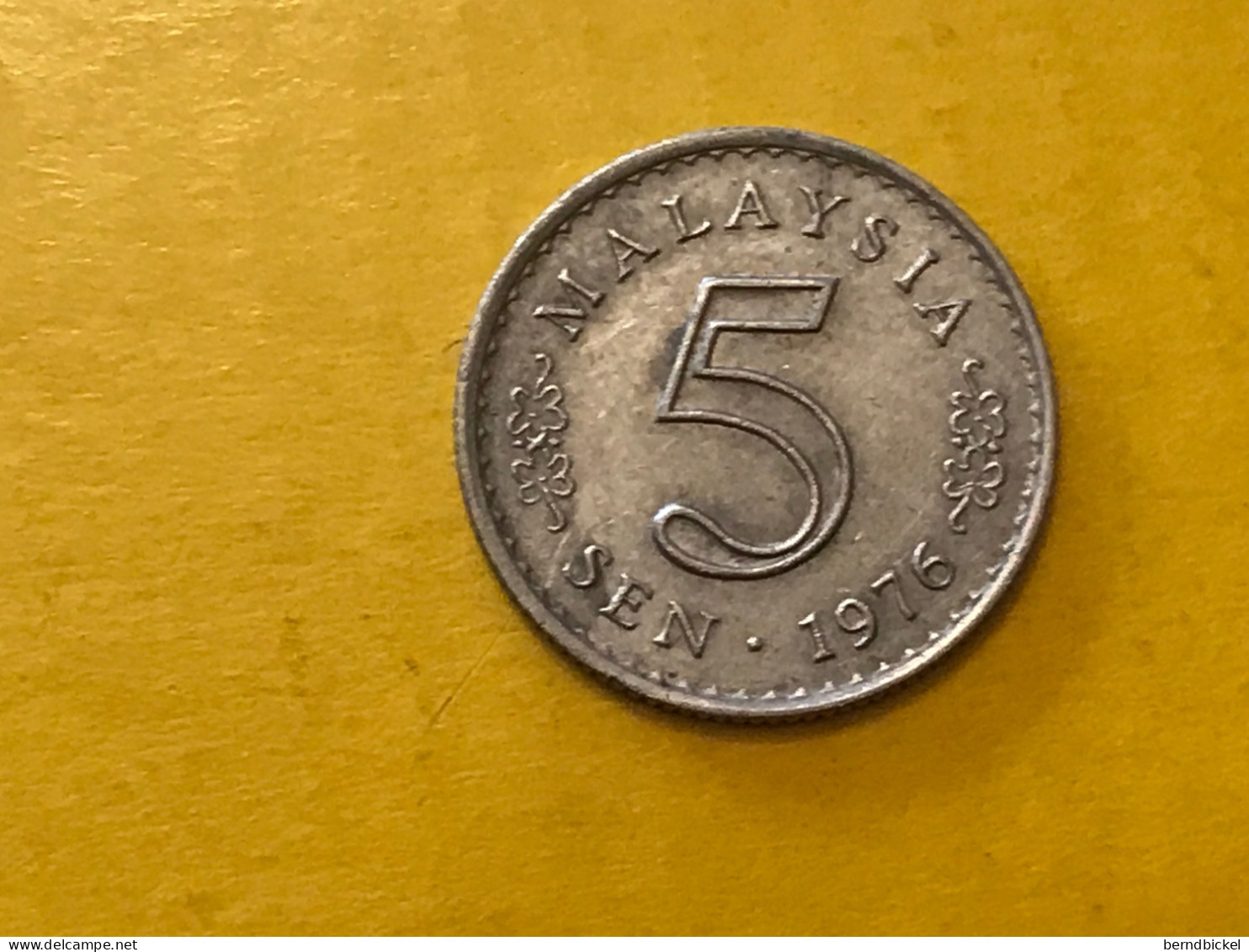 Münze Münzen Umlaufmünze Malaysia 5 Sen 1976 - Malaysie