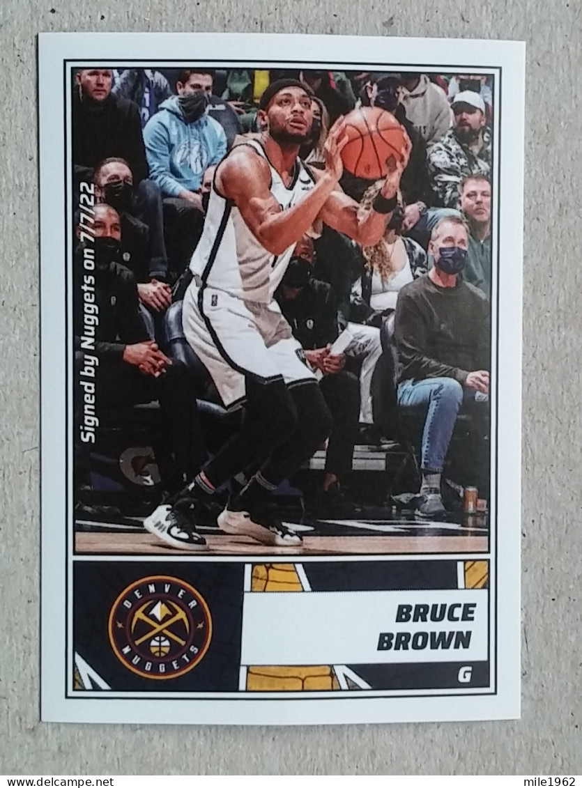 ST 51 - NBA Basketball 2022-23, Sticker, Autocollant, PANINI, No 313 Bruce Brown Denver Nuggets - 2000-Aujourd'hui