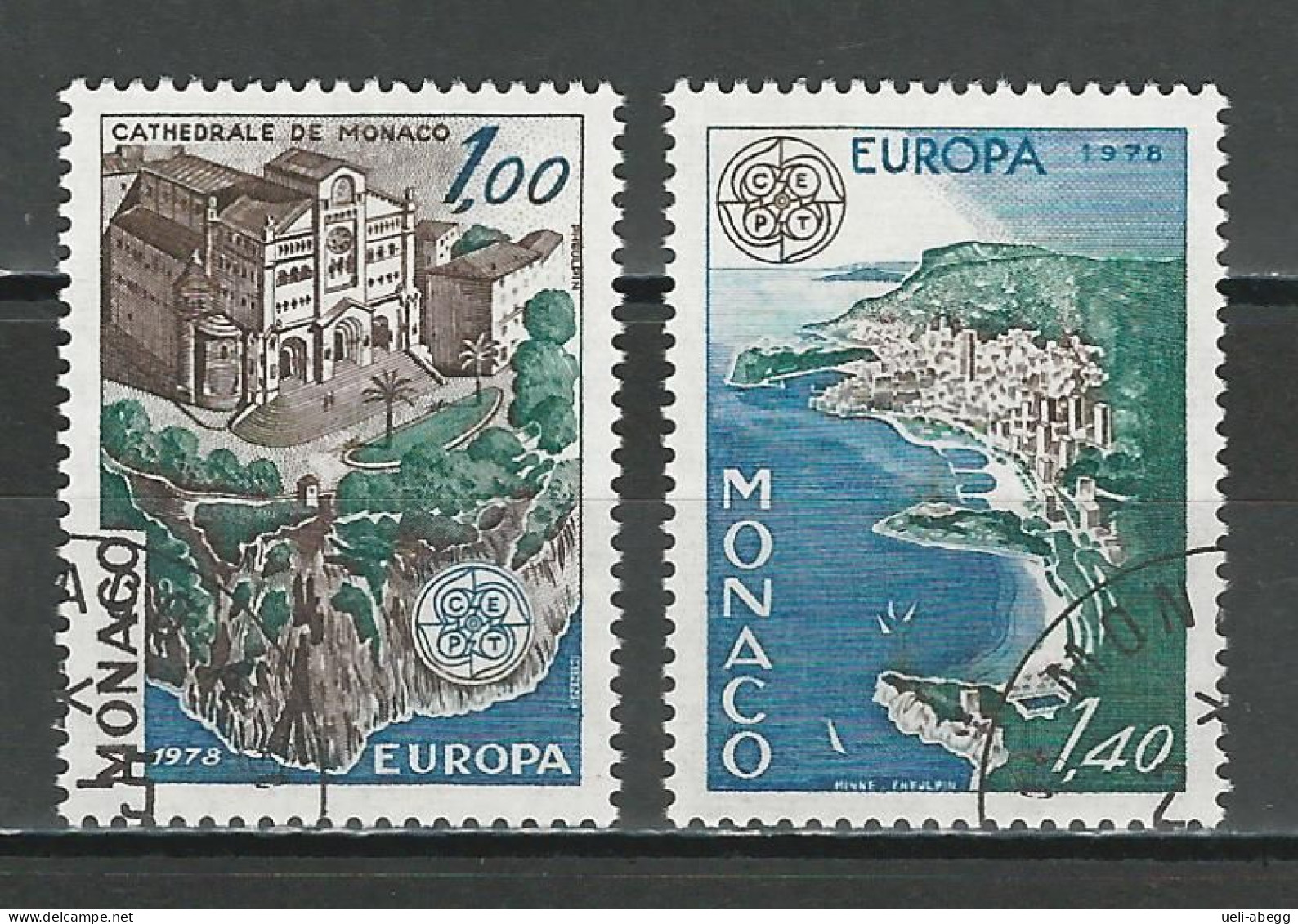 Monaco Mi 1319-20 O Used - Oblitérés