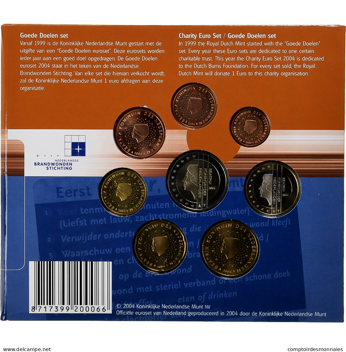 Pays-Bas, Coffret, 2004, FDC - Netherlands