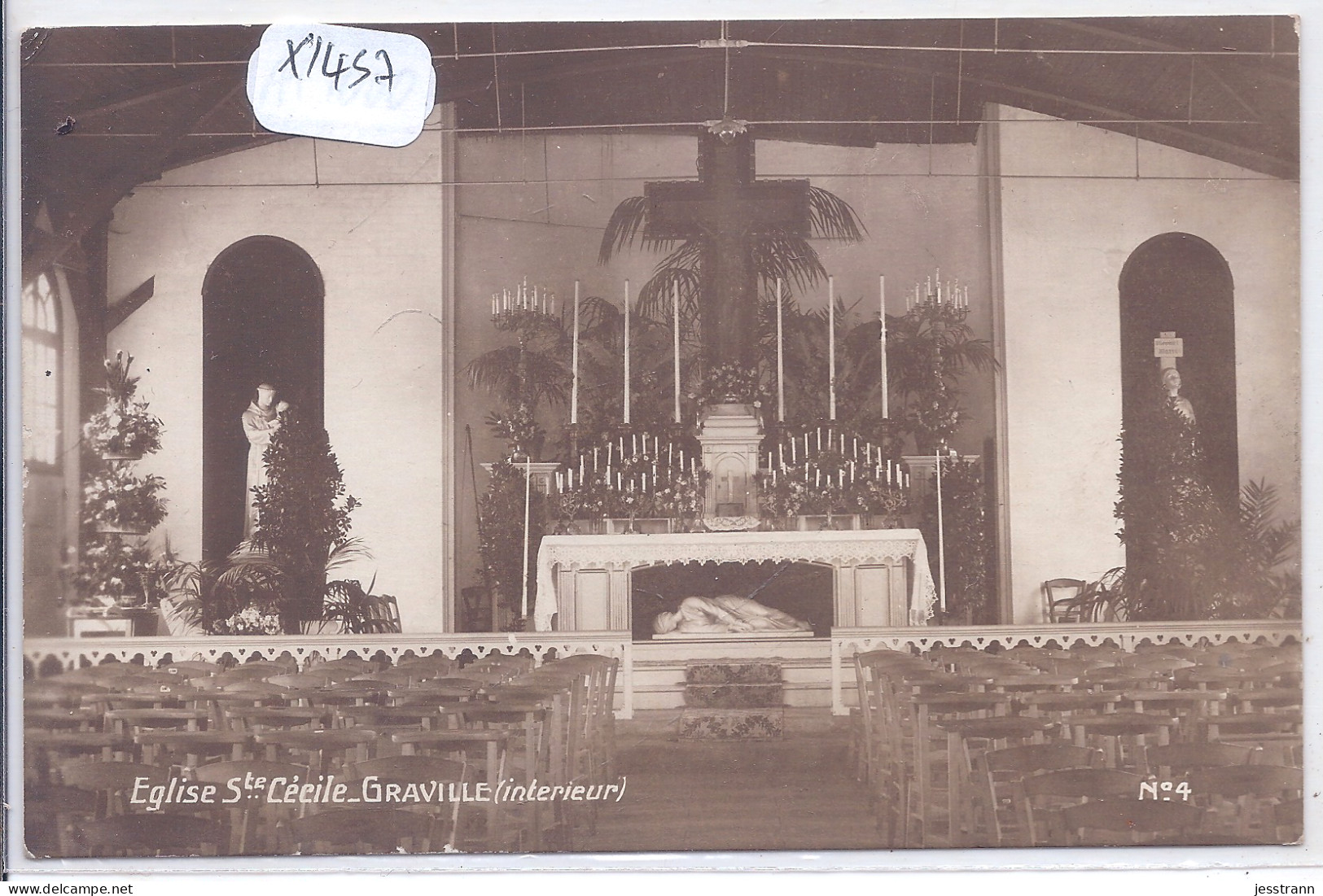 LE HAVRE- GRAVILLE- EGLISE STE-CECILE- INTERIEUR - Graville