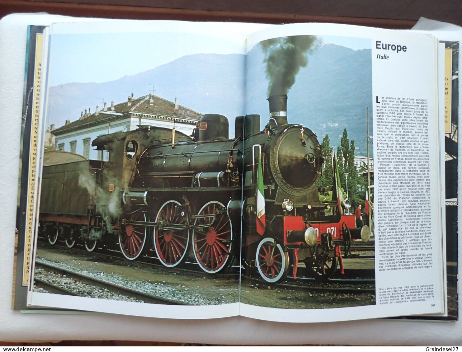 Le monde fascinant des trains de David S. Hamilton Editions Grund 1977