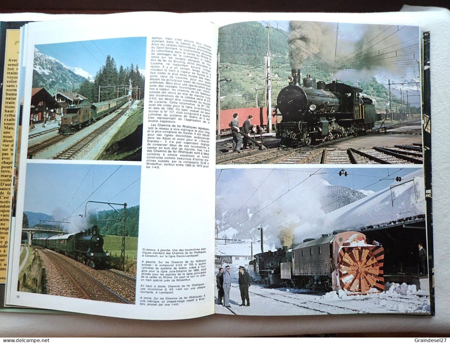 Le monde fascinant des trains de David S. Hamilton Editions Grund 1977