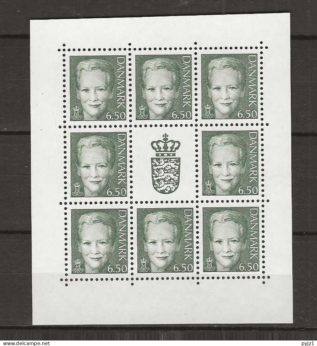 2002 MNH Denmark Mi 1297 Kleinbogen - Blocks & Kleinbögen