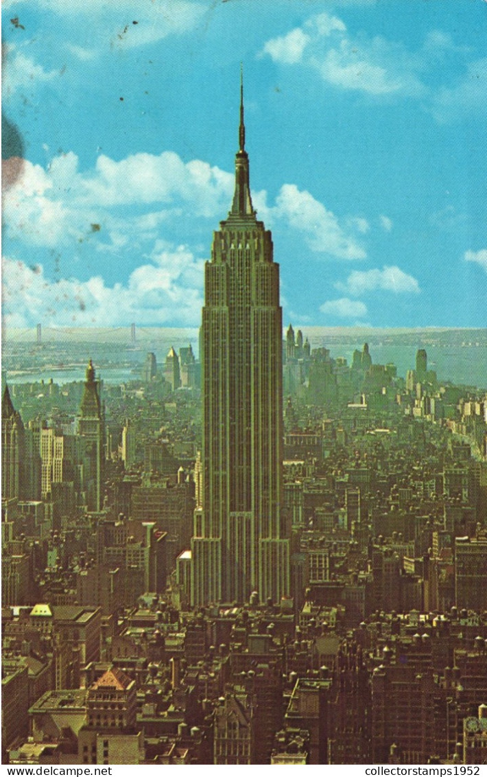 EMPIRE STATE BUILDING, NEW YORK, ARCHITECTURE, TOWER, UNITED STATES, POSTCARD - Empire State Building