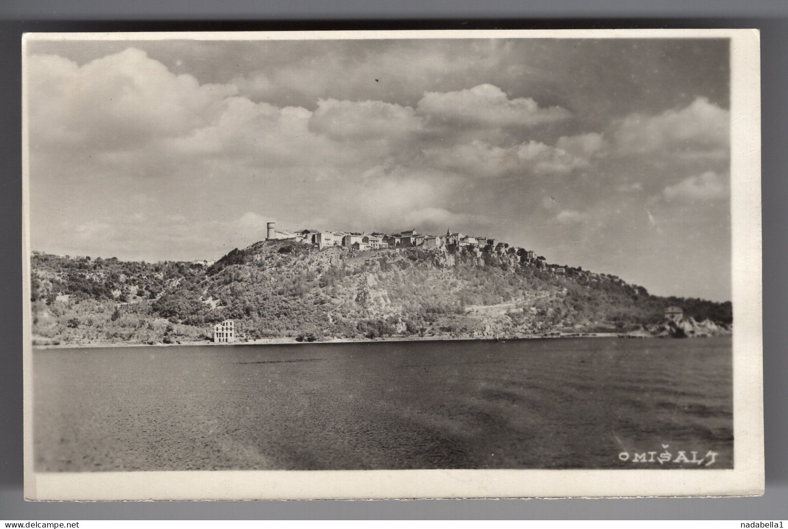 1950? YUGOSLAVIA,CROATIA,OMISALJ,KRK ISLAND,POSTCARD,USED - Jugoslavia