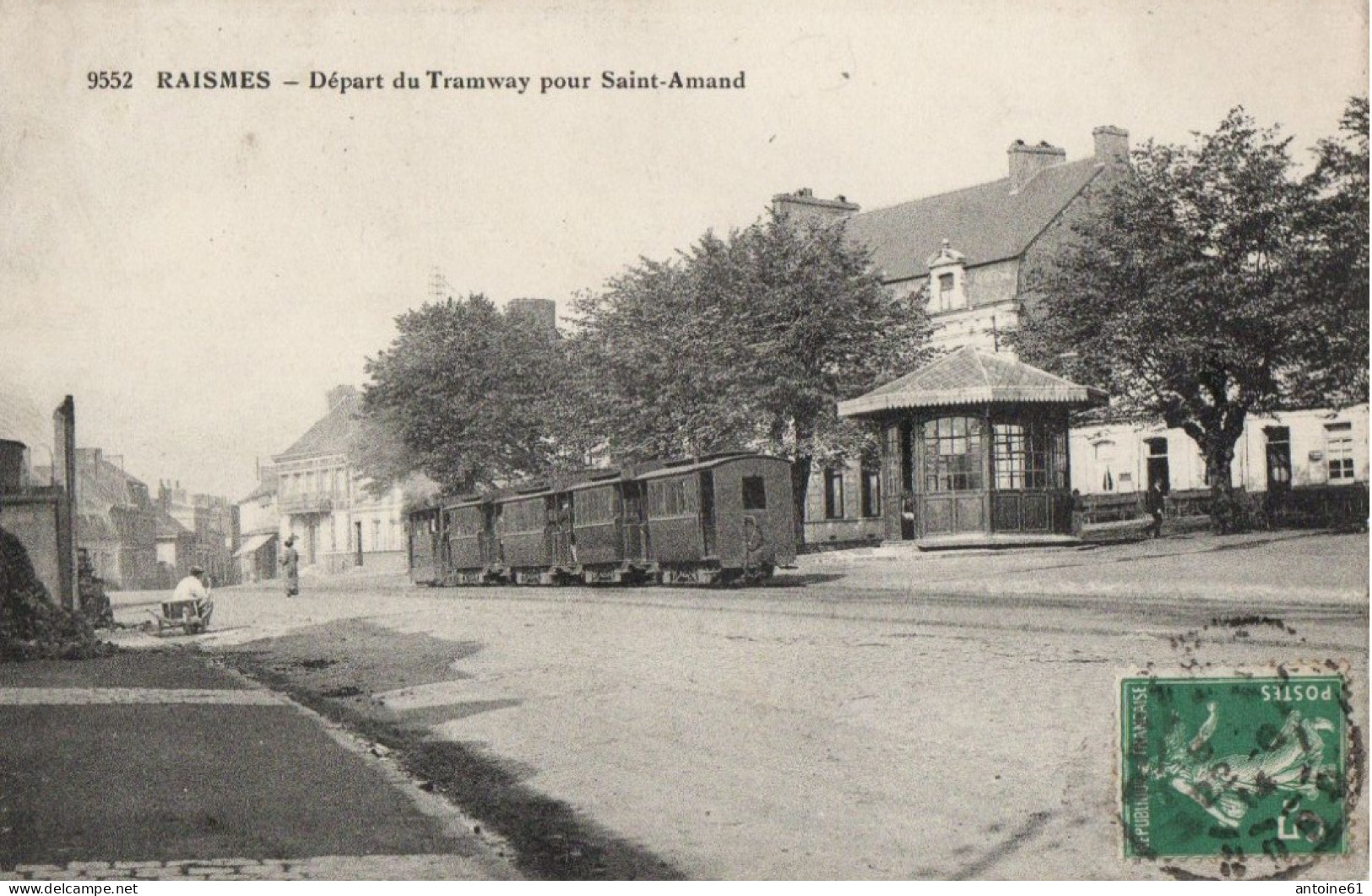 RAISMES - Départ Du Tramway Pour Saint-Amand - Raismes