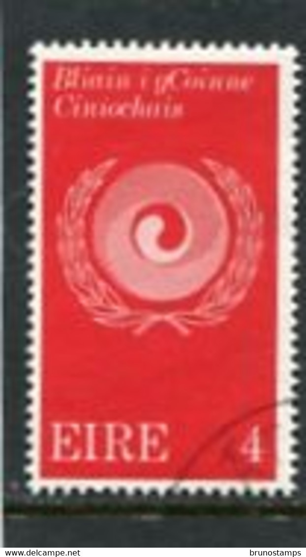 IRELAND/EIRE - 1971  4p  RACIAL EQUALITY YEAR  FINE USED - Used Stamps