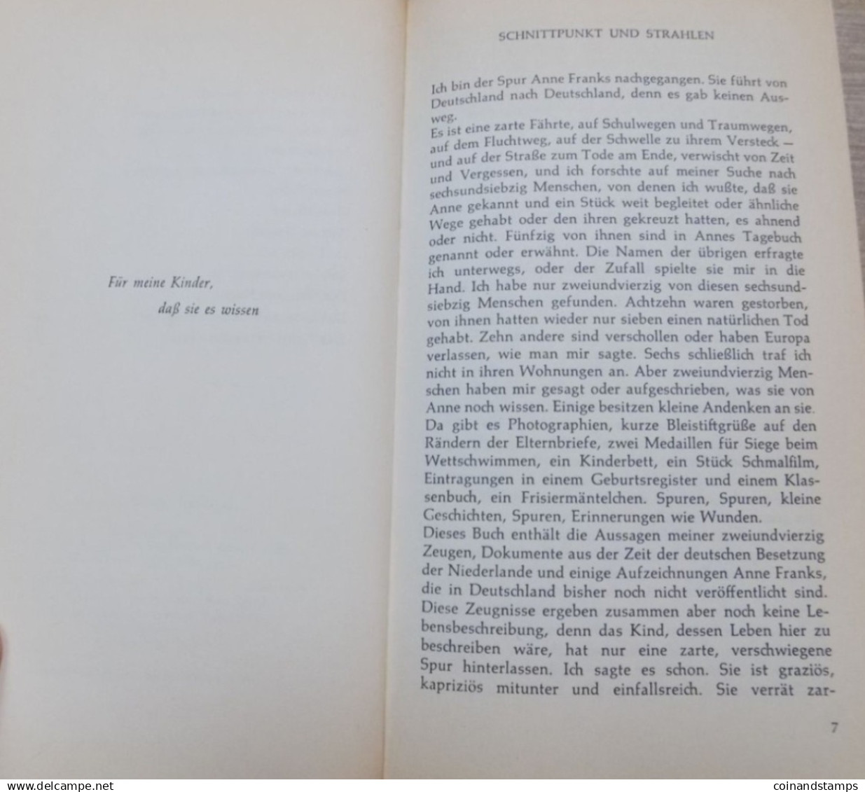 Anne Frank Spur Eines Kindes, Fischer Verlag, 1993, 158 Seiten Als Taschenbuchausgabe Gebunden, II - Deutschsprachige Autoren