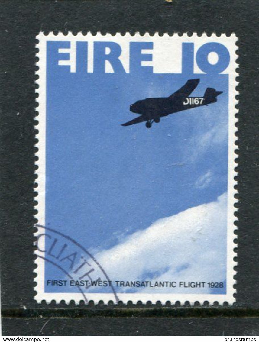 IRELAND/EIRE - 1978   10p  FIRST TRANSATLANTIC FLIGHT   FINE USED - Usati