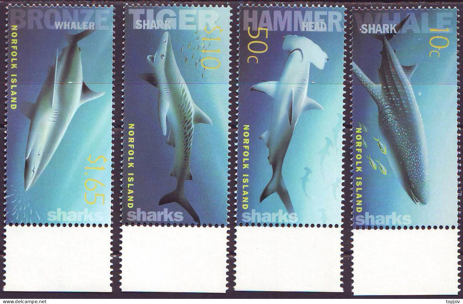 NORFOLK - WHALE  SHARK - **MNH - 2004 - Baleines