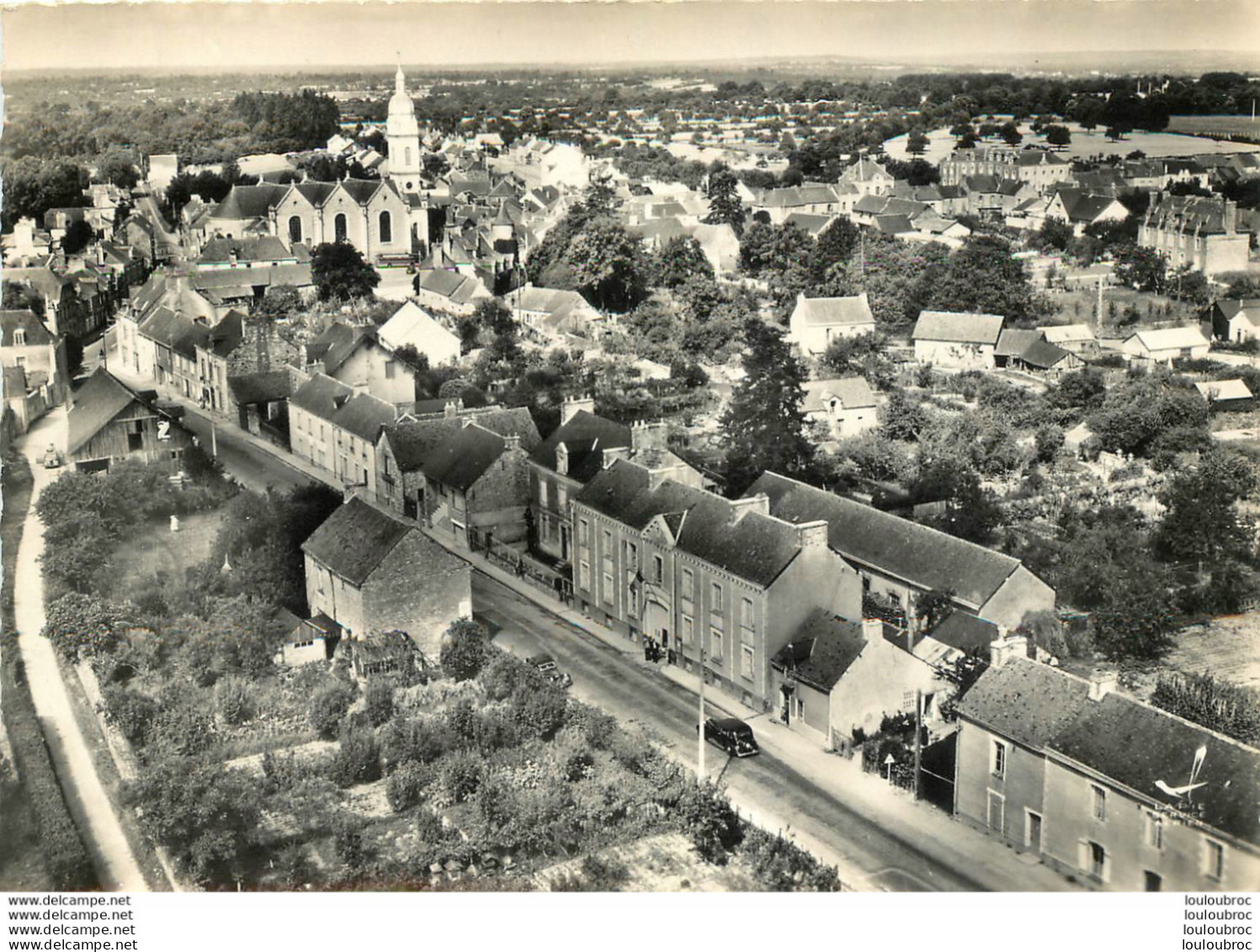 DERVAL VUE AERIENNE ROUTE DE CHATEAUBRIANT - Derval