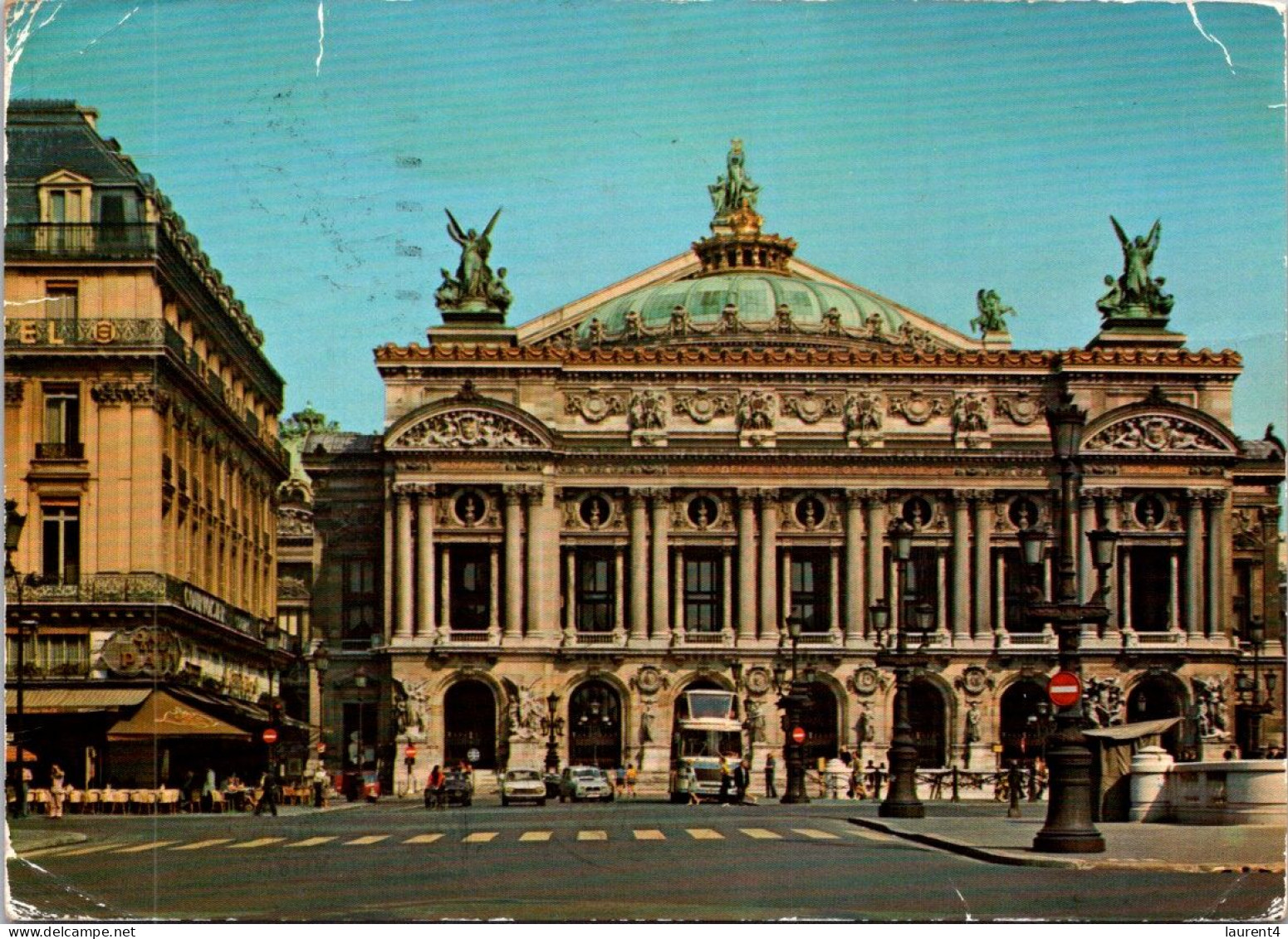 24-1-2024 (2 X 11) France - Paris - Opéra & Café De La Paix - Posted 1976 (and RTS) - Opéra