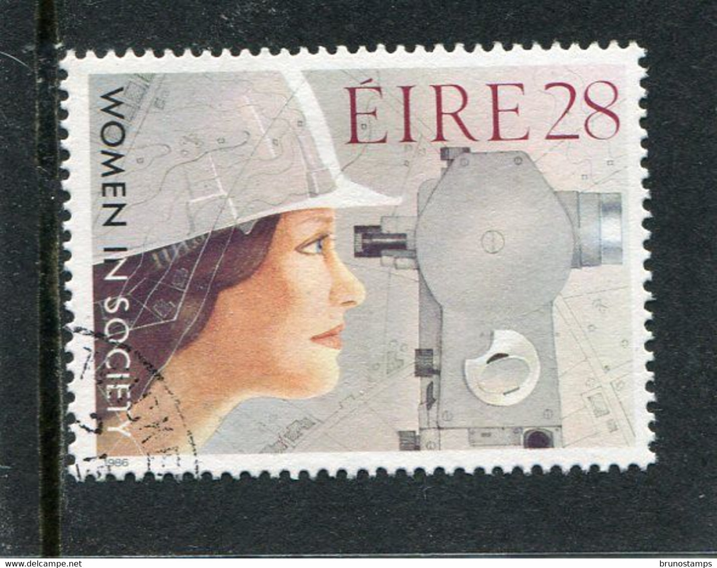 IRELAND/EIRE - 1986  28p  WOMEN IN SOCIETY  FINE USED - Gebraucht