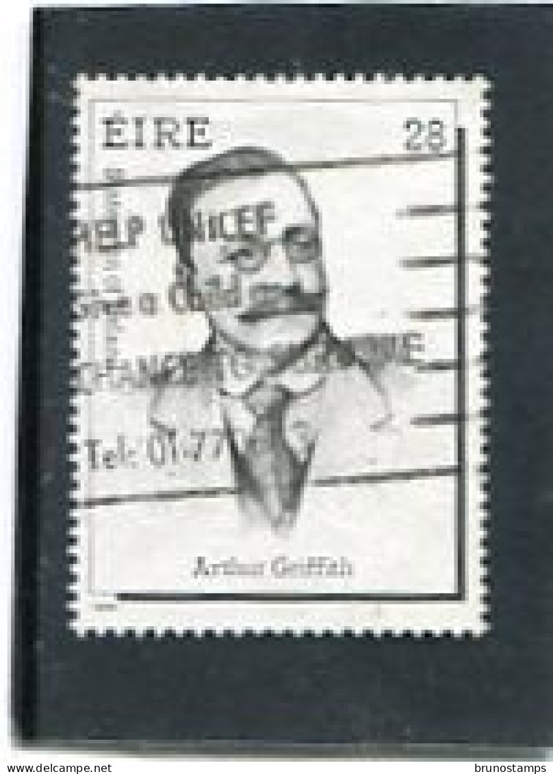 IRELAND/EIRE - 1986  28p  ARTHUR GRIFFITH  FINE USED - Gebruikt