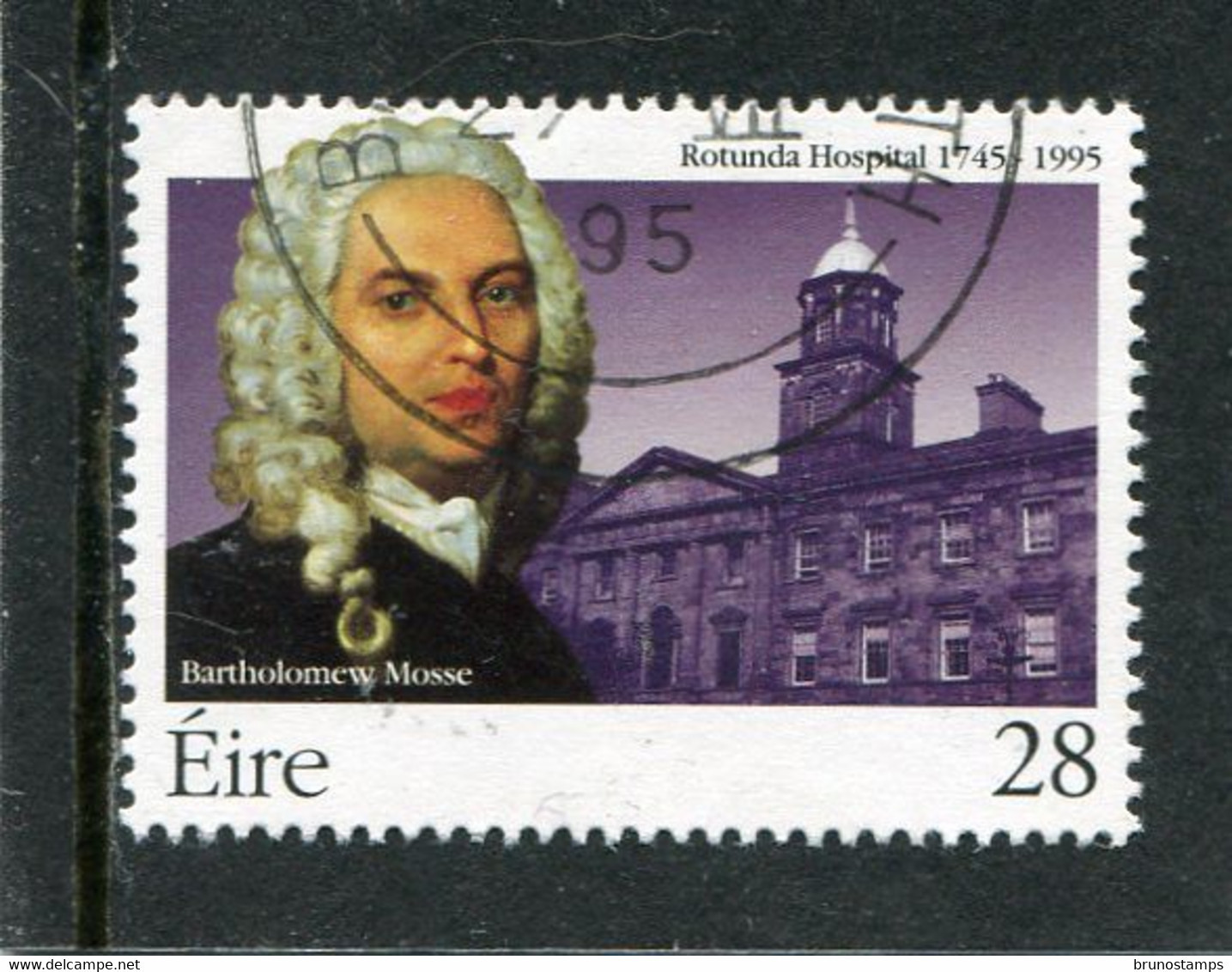 IRELAND/EIRE - 1995  28p  ROTUNDA HOSPITAL  FINE USED - Usados