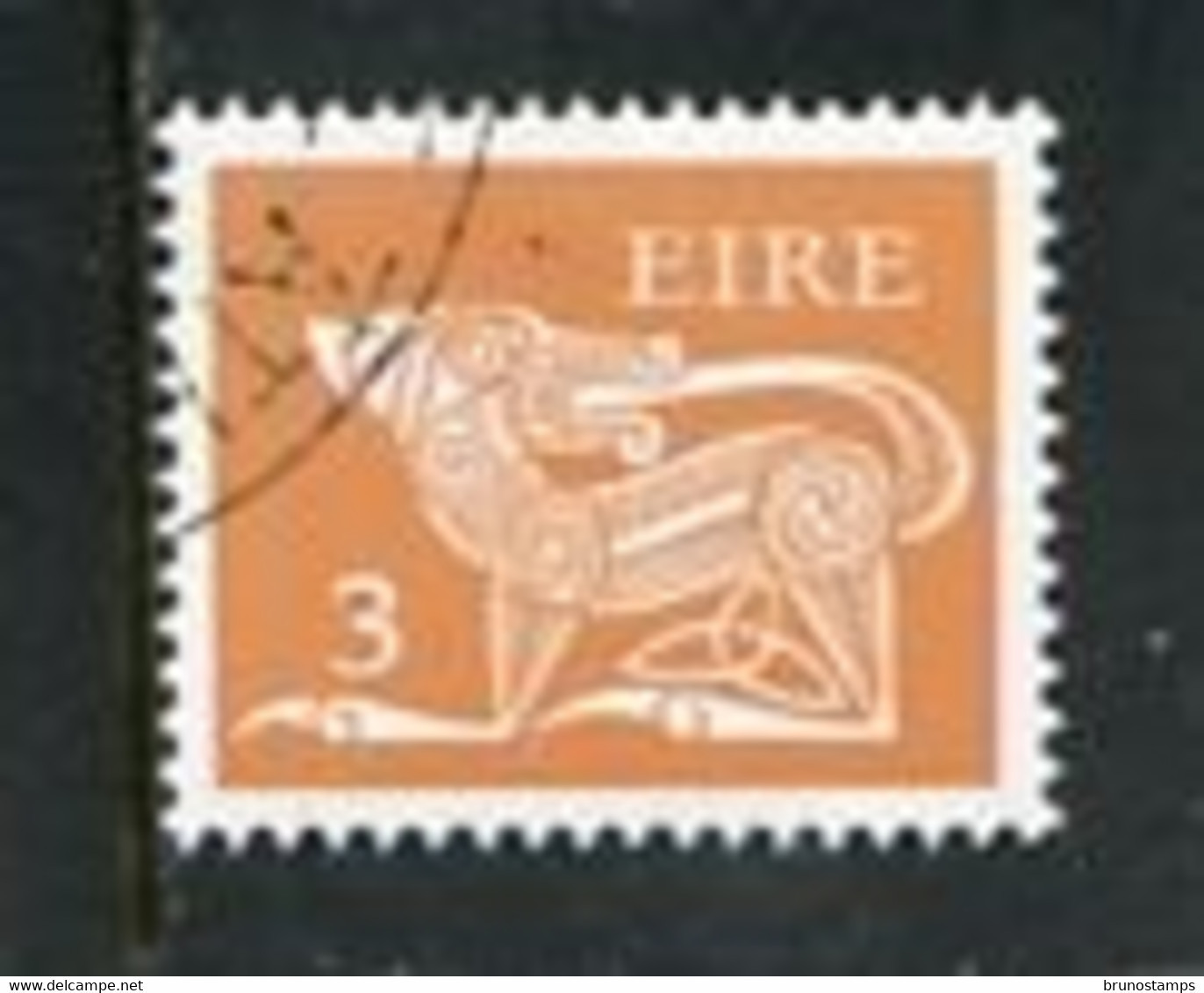 IRELAND/EIRE - 1974  3p   DOG NO WMK  FINE USED - Gebruikt