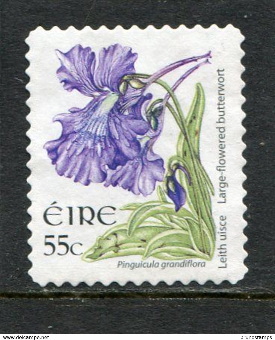 IRELAND/EIRE - 2007   55c   FLOWERS  SELF ADHESIVE  FINE USED - Usati