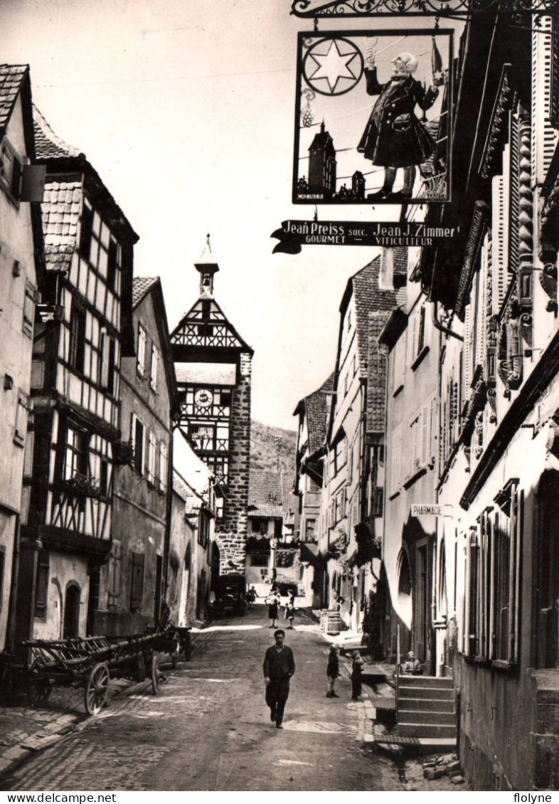 Riquewihr - Grand Rue - Enseigne De L'étoile - Vin Viticulteur Jean PREISS Successeur Jean ZIMMER - Riquewihr