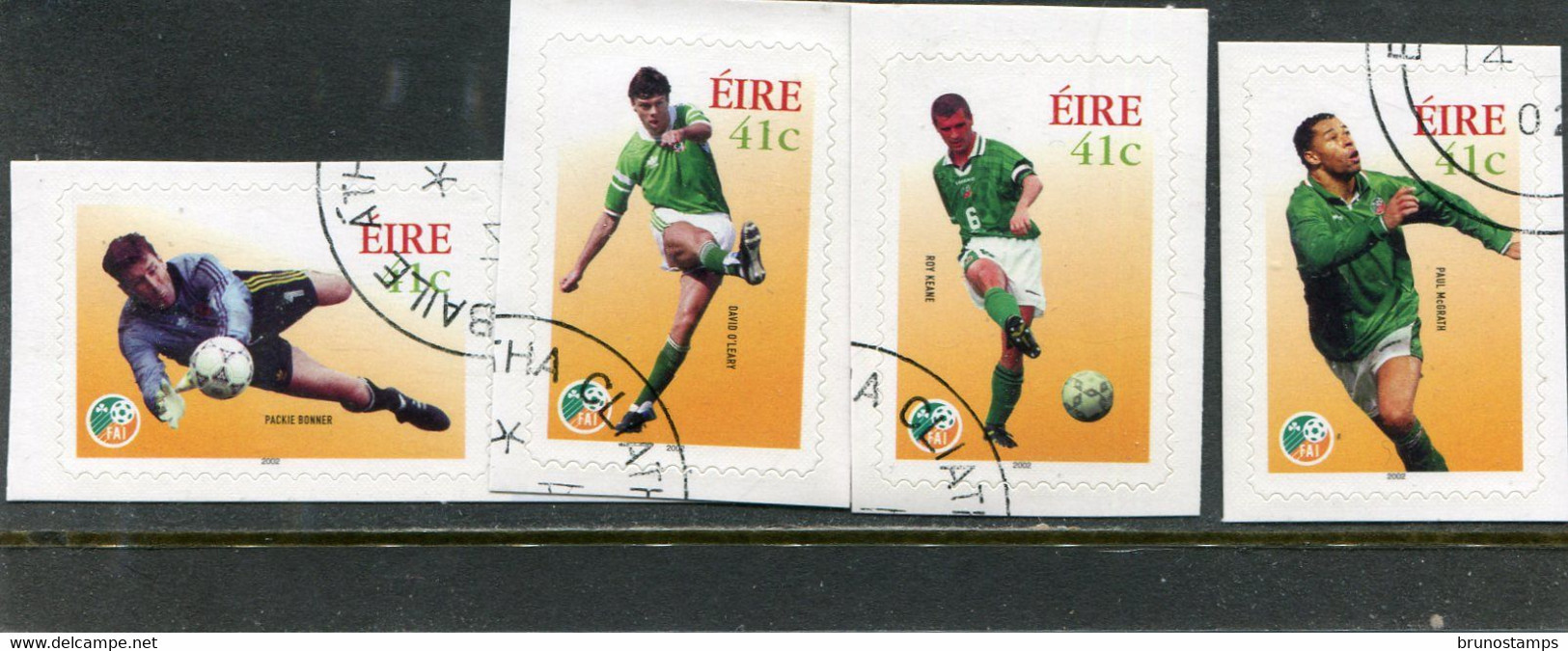 IRELAND/EIRE - 2002  FOOTBALL  WORLD CUP  SELF ADHESIVE  FINE USED - Usati