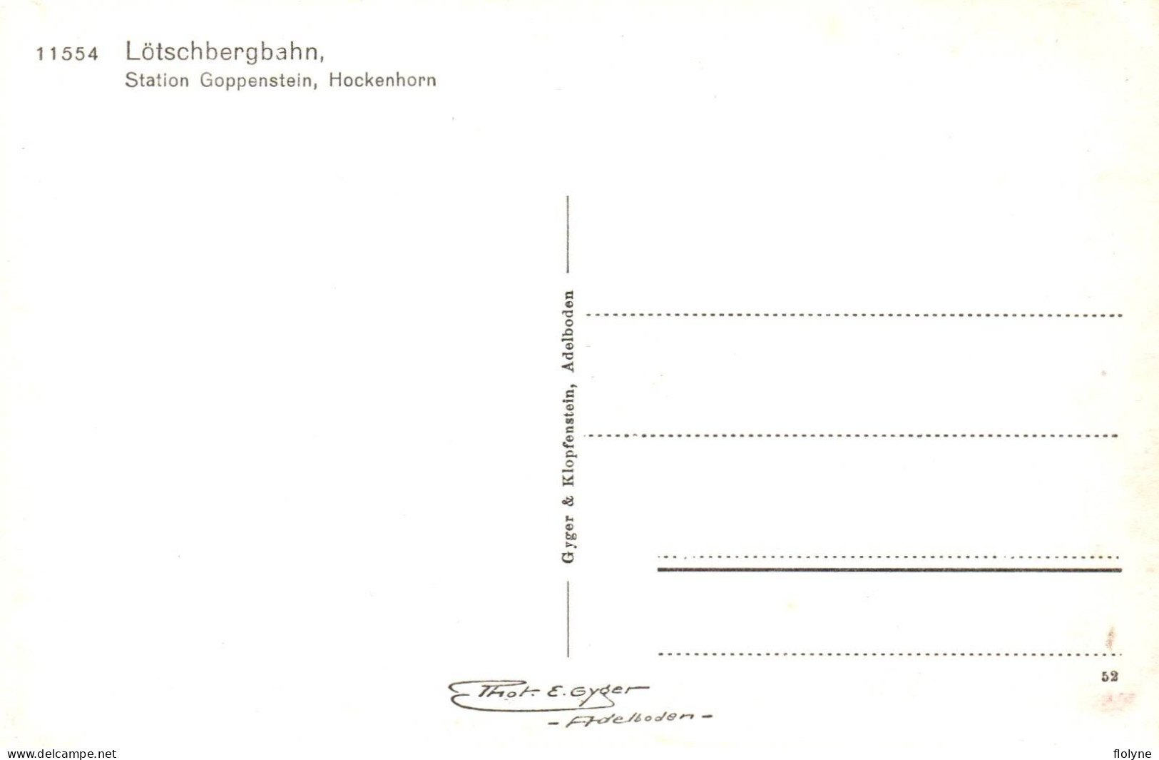 Goppenstein - Hockenhorn - La Station Gare - Arrivée Du Train - Ligne Du Chemin De Fer - Lötschbergbahn - Suisse Schweiz - Autres & Non Classés