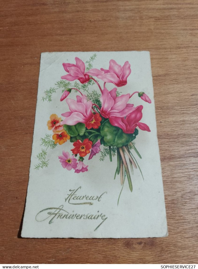 526 //  HEUREUX ANNIVERSAIRE  / CARTE ANCIENNE - Geburtstag