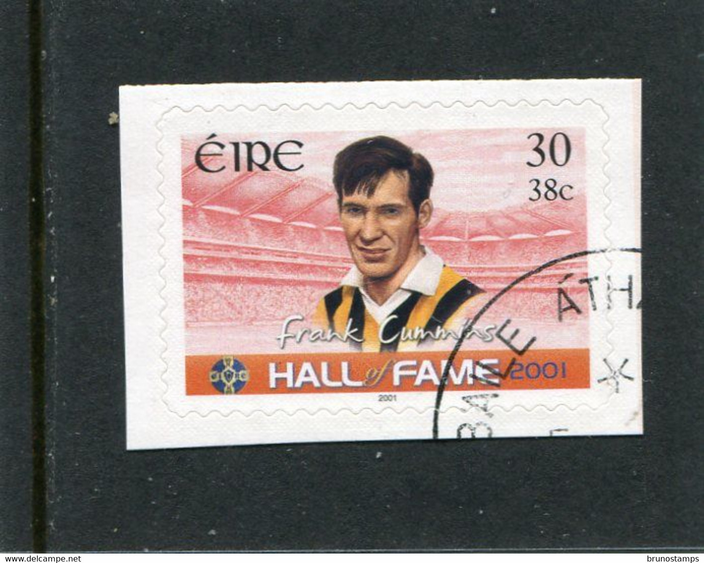 IRELAND/EIRE - 2001  30p  FRANK CUMMINGS  SELF ADHESIVE  FINE USED - Used Stamps