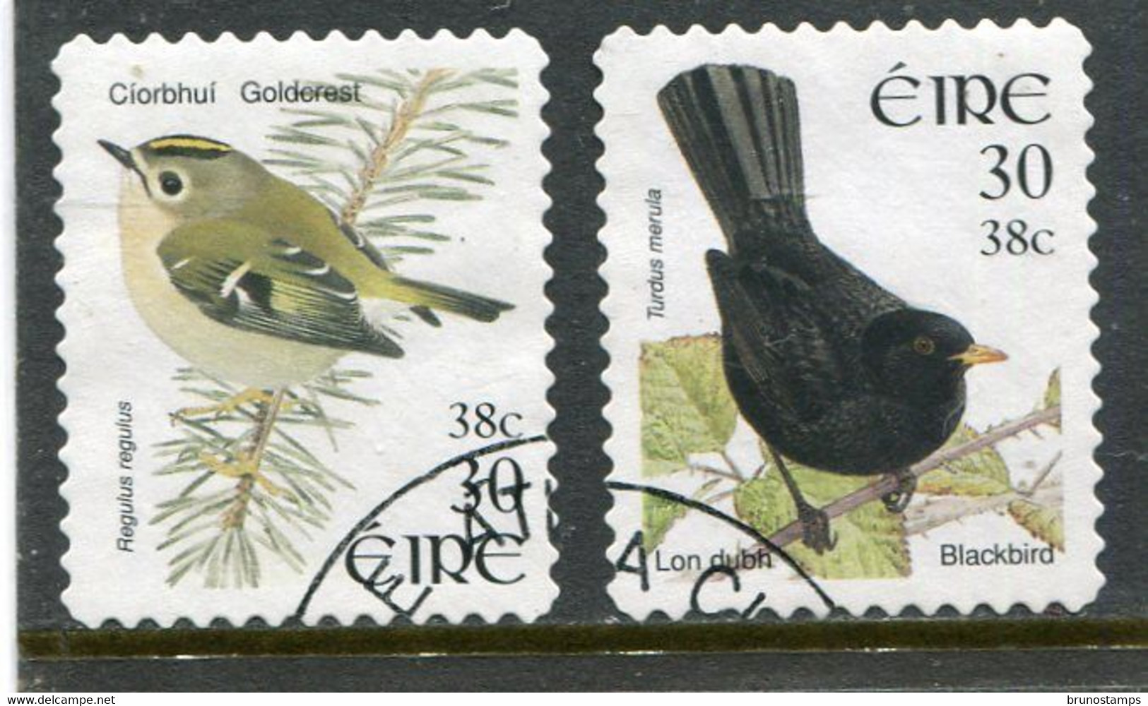 IRELAND/EIRE - 2001  BIRDS SELF ADHESIVE  SET  FINE USED - Usados