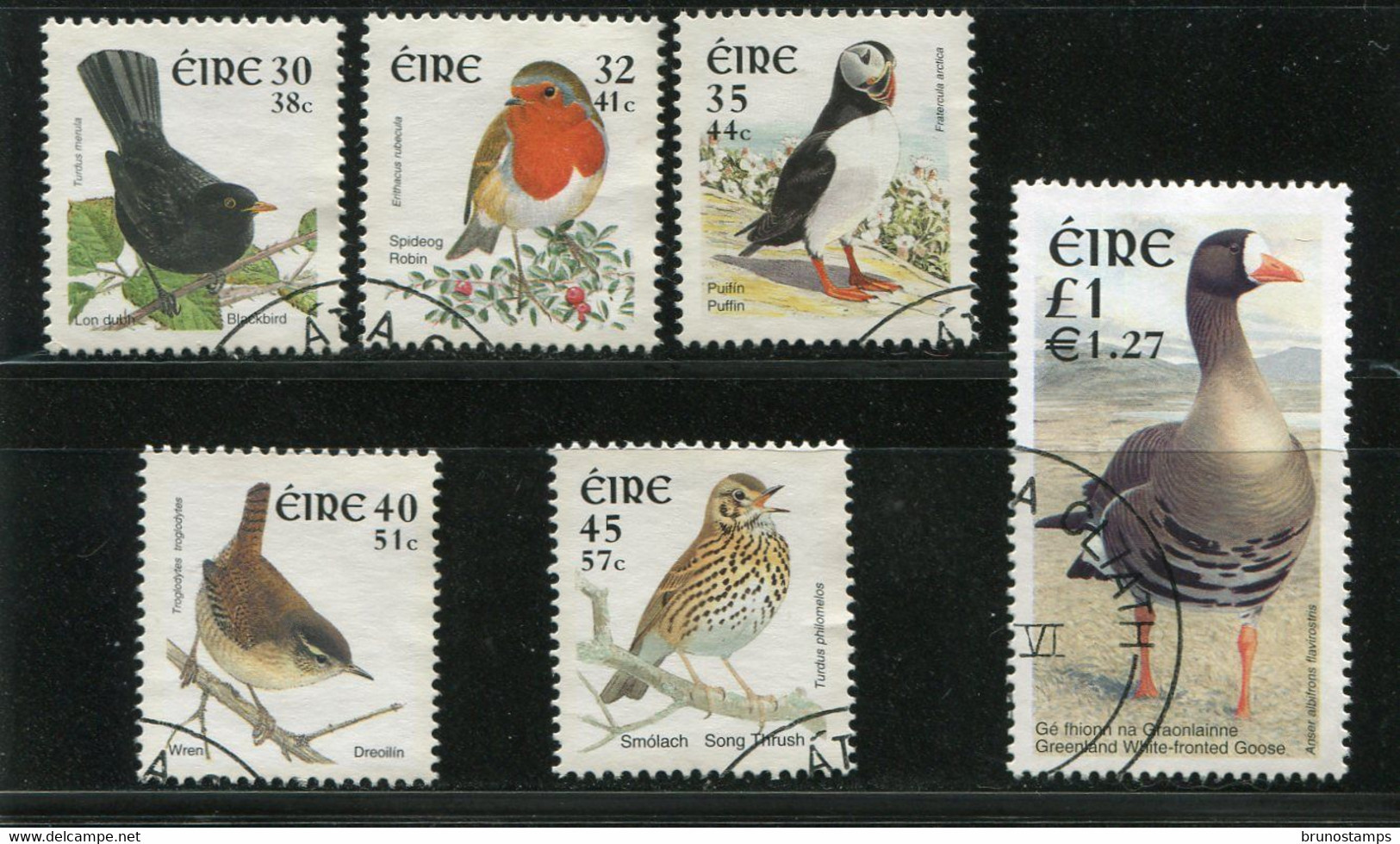 IRELAND/EIRE - 2001  BIRDS  SET  FINE USED - Gebruikt