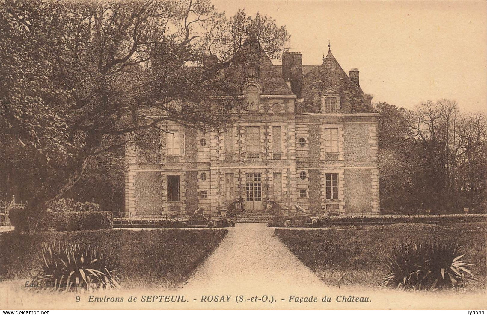 Environs De SEPTEUIL , ROSAY ,  Façade Du Château - Septeuil