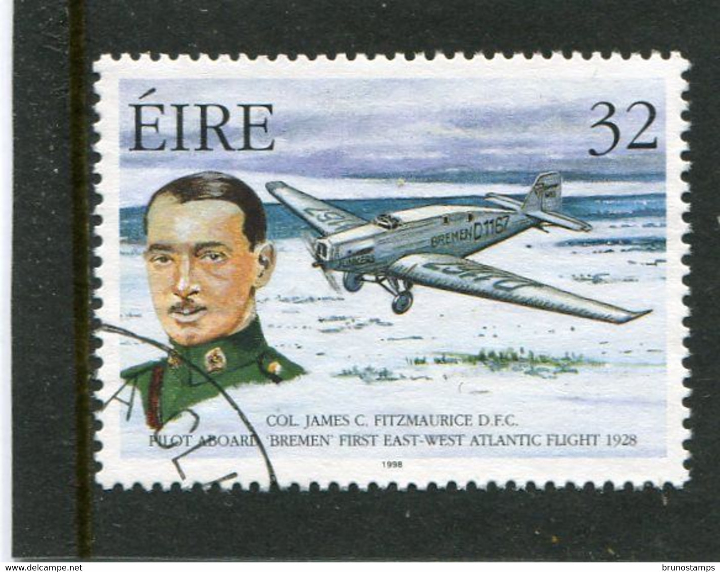 IRELAND/EIRE - 1998  32p  IRISH AVIATION  FINE USED - Oblitérés