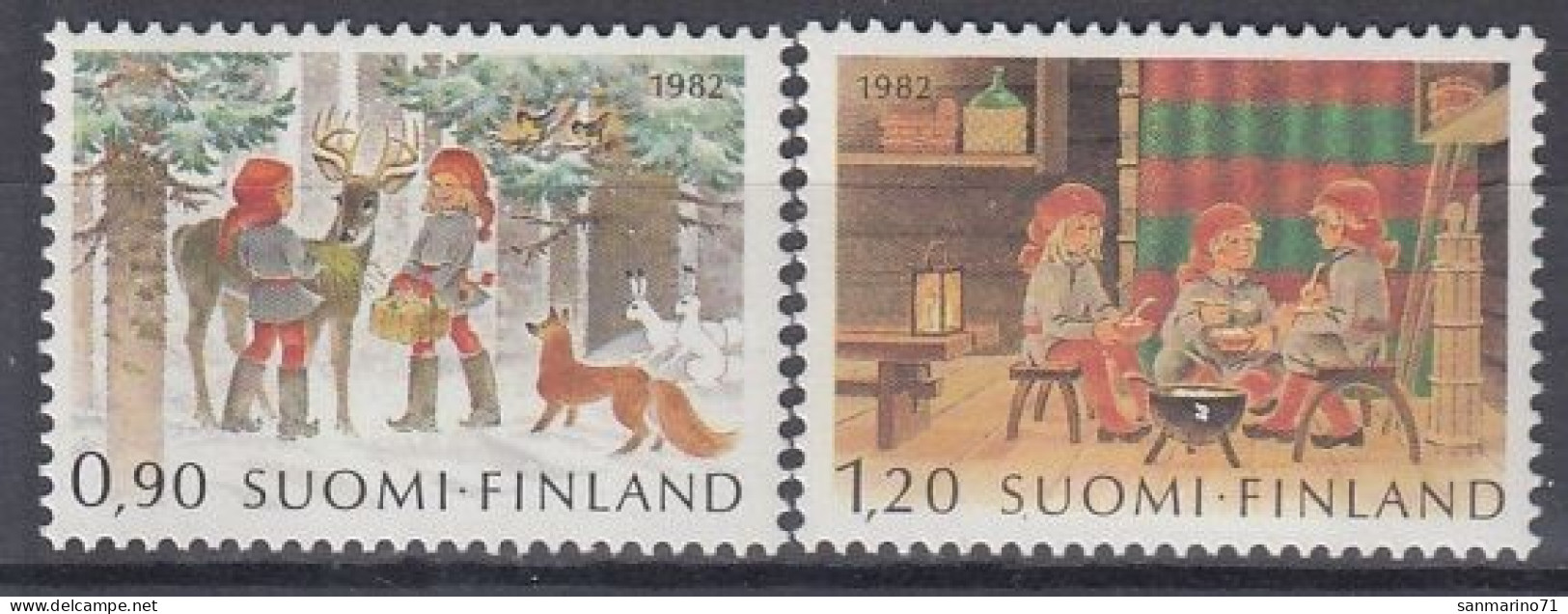 FINLAND 916-917,unused,Christmas 1982 (**) - Unused Stamps