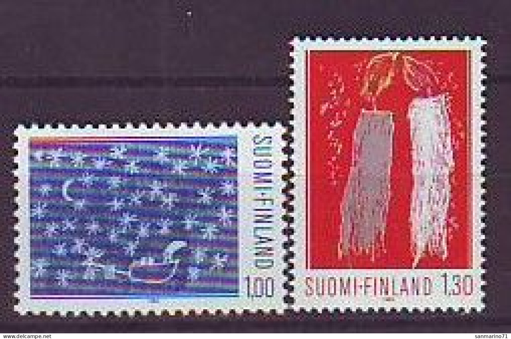 FINLAND 935-936,unused,Christmas 1983 (**) - Unused Stamps