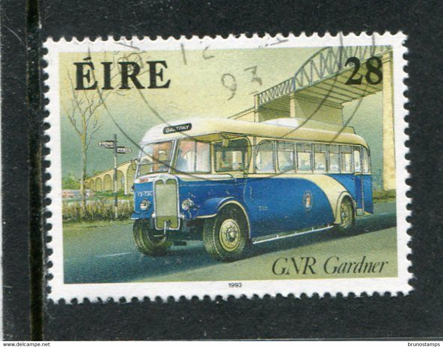 IRELAND/EIRE - 1993  28p  BUSES  FINE USED - Usados