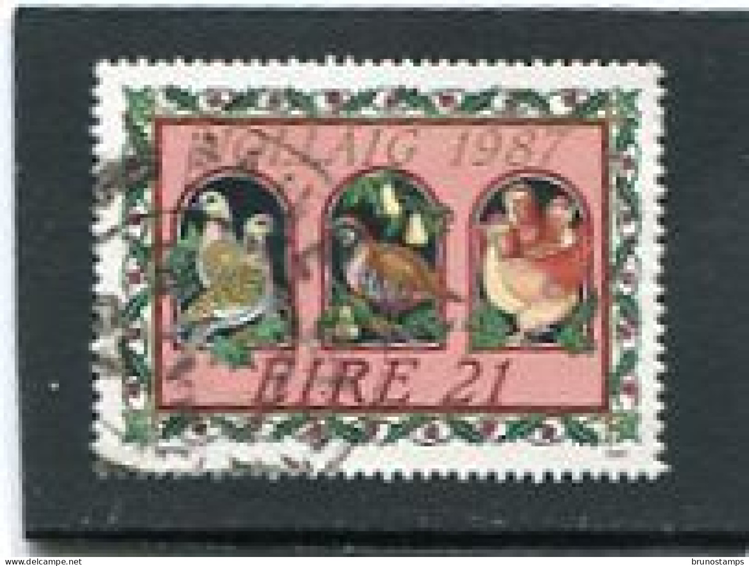 IRELAND/EIRE - 1987  21p  CHRISTMAS   FINE USED - Oblitérés