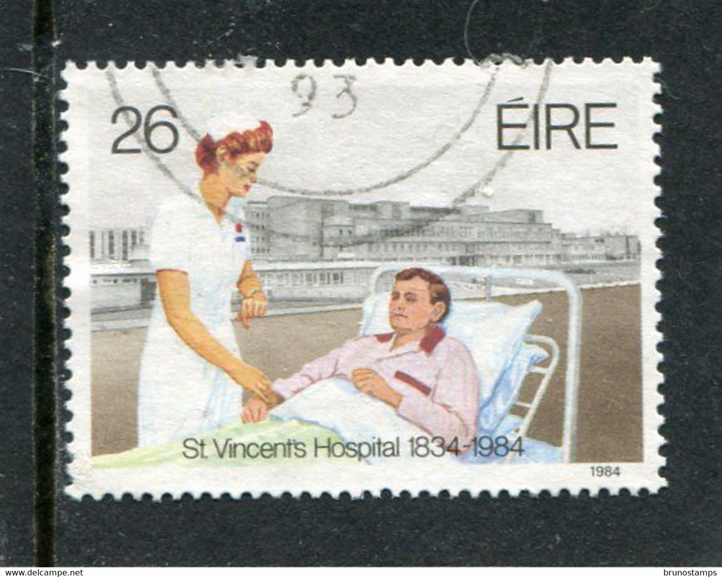IRELAND/EIRE - 1984   26p  ST. VINCENT HOSPITAL  FINE USED - Oblitérés