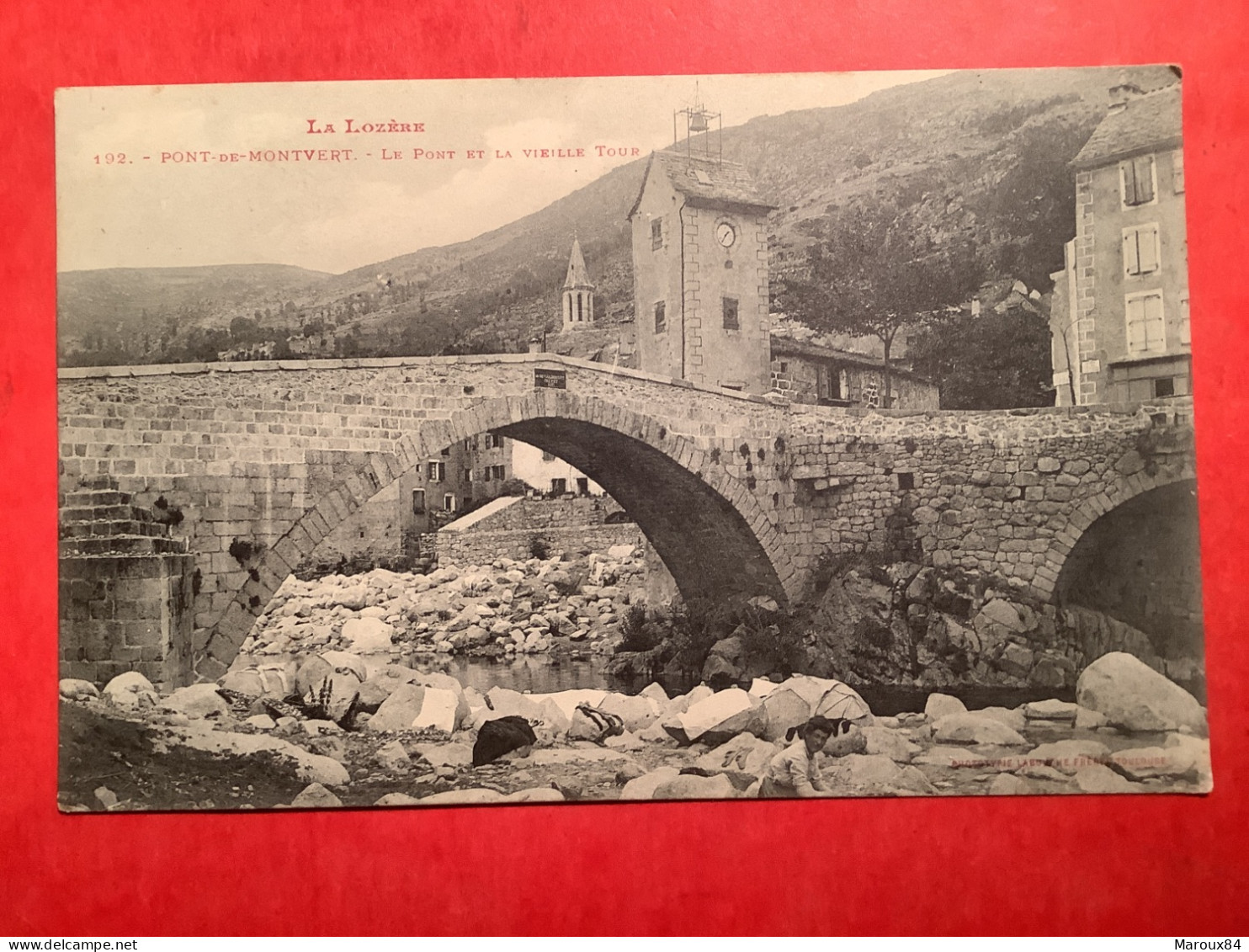 48/ Pont De Montvert Le Pont Et La Vieille Tour - Le Pont De Montvert