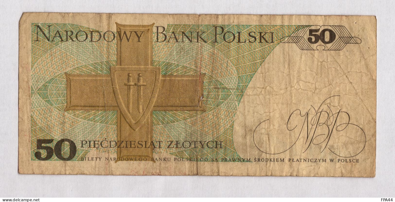 POLOGNE       50 ZLOTYCH   1975  BANK POLSKY - Pologne