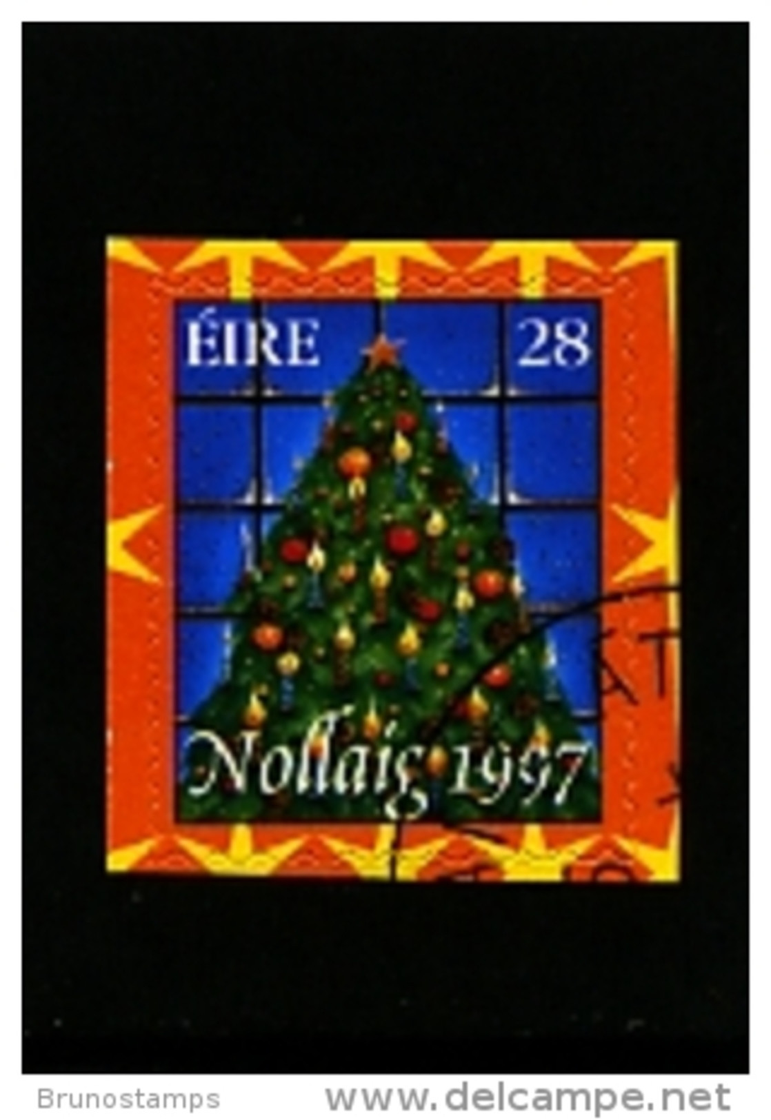 IRELAND/EIRE - 1997  CHRISTMAS  SELF ADHESIVE FINE USED - Usati