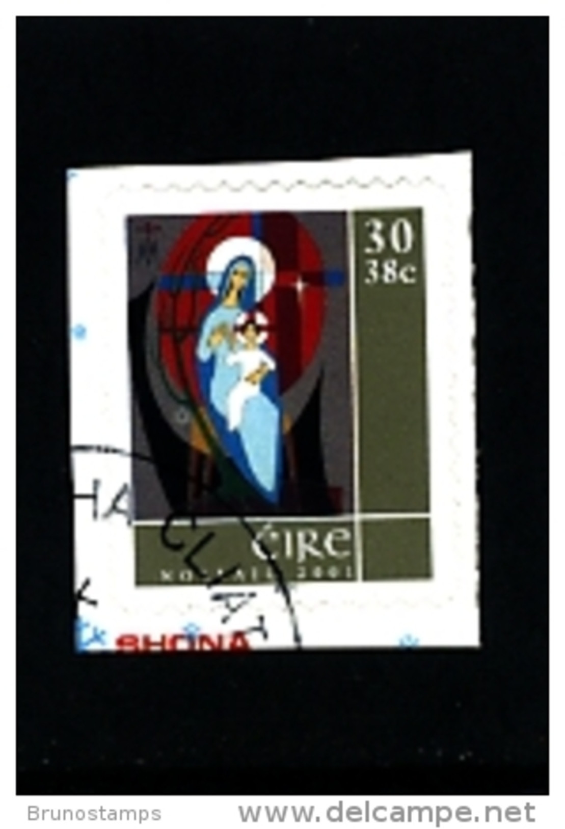 IRELAND/EIRE - 2001  CHRISTMAS  SELF ADHESIVE  FINE USED - Used Stamps