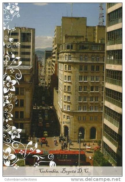 Lote PEP395, Colombia, Postal, Postcard, Pre Franqueada, Bogota - Colombie