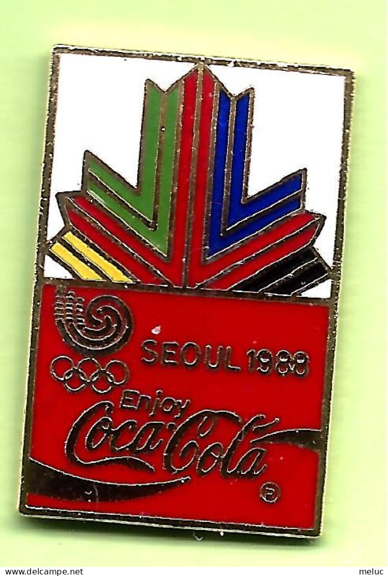 Pin's Coca-Cola JO Jeux Olympiques Seoul 1988 - 6GG10 - Coca-Cola