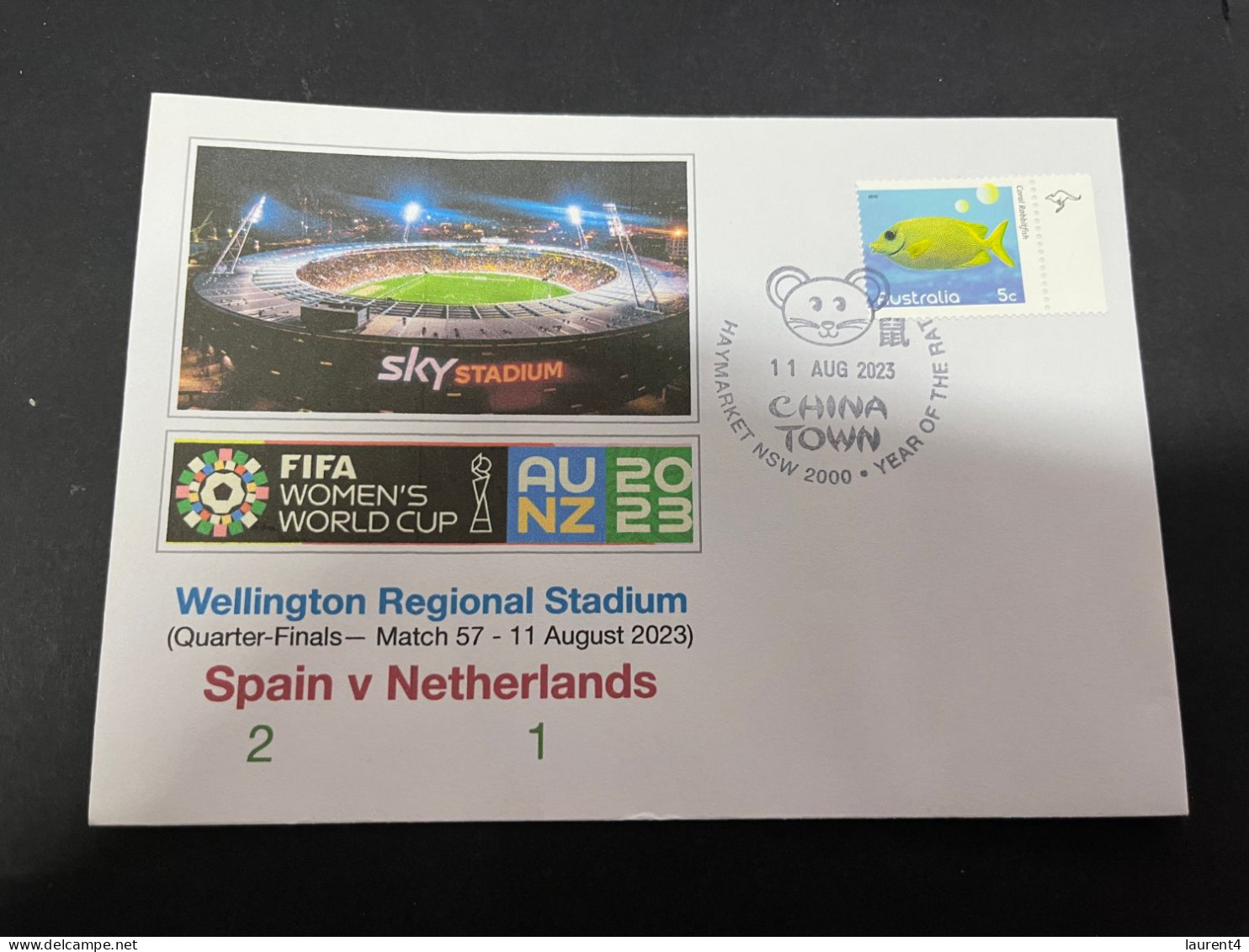 24-1-2024 (2 X 14) 2 Covers - FIFA Women's Football World Cup 2023 - Match 57 + 58 (11 August 2023) - Other & Unclassified