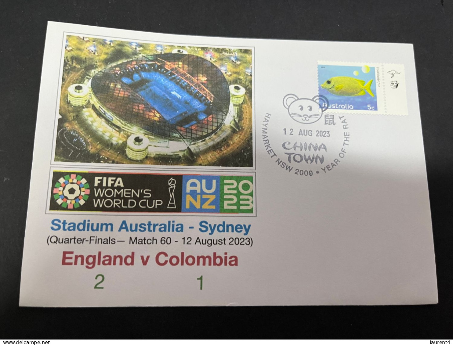 24-1-2024 (2 X 14) 2 Covers - FIFA Women's Football World Cup 2023 - Match 61 + 62 (15 August 2023) - Other & Unclassified