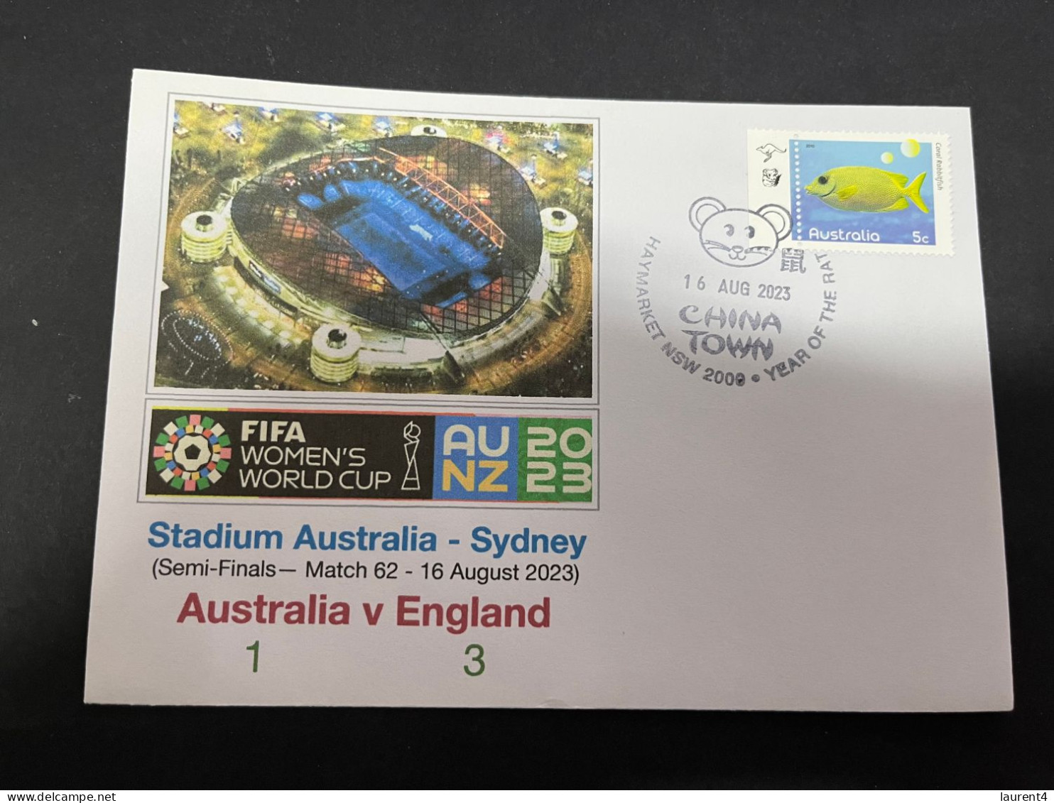 24-1-2024 (2 X 14) 2 Covers - FIFA Women's Football World Cup 2023 - Australia V England - Other & Unclassified